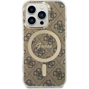 Kup Etui Guess GUHMP14LH4STW Apple iPhone 14 Pro brązowy/brown hardcase 4G MagSafe - GUE2476 - {ean13} - Sklep Home Screen