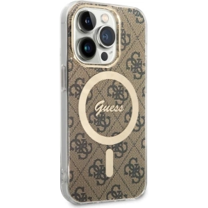 Kup Etui Guess GUHMP14LH4STW Apple iPhone 14 Pro brązowy/brown hardcase 4G MagSafe - GUE2476 - {ean13} - Sklep Home Screen