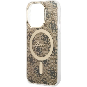 Kup Etui Guess GUHMP14LH4STW Apple iPhone 14 Pro brązowy/brown hardcase 4G MagSafe - GUE2476 - {ean13} - Sklep Home Screen