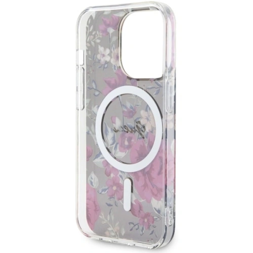 Kup Etui Guess GUHMP14LHCFWSA Apple iPhone 14 Pro verde/khaki hardcase Flower MagSafe - GUE2477 - {ean13} - Sklep Home Screen