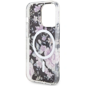 Kup Etui Guess GUHMP14LHCFWSK Apple iPhone 14 Pro czarny/black hardcase Flower MagSafe - GUE2478 - {ean13} - Sklep Home Screen