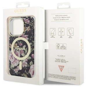 Kup Etui Guess GUHMP14LHCFWSK Apple iPhone 14 Pro czarny/black hardcase Flower MagSafe - GUE2478 - {ean13} - Sklep Home Screen