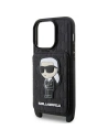 Kup Etui Karl Lagerfeld KLHCP14XCSAKHPKK Apple iPhone 14 Pro Max hardcase negru/black Crossbody Saffiano Monogram Ikonik - KLD1561 - {ean13} - Sklep Home Screen