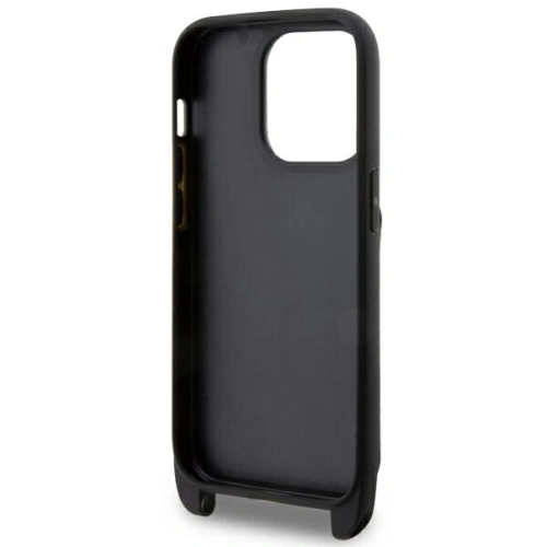 Kup Etui Karl Lagerfeld KLHCP14XCSAKHPKK Apple iPhone 14 Pro Max hardcase negru/black Crossbody Saffiano Monogram Ikonik - KLD1561 - {ean13} - Sklep Home Screen