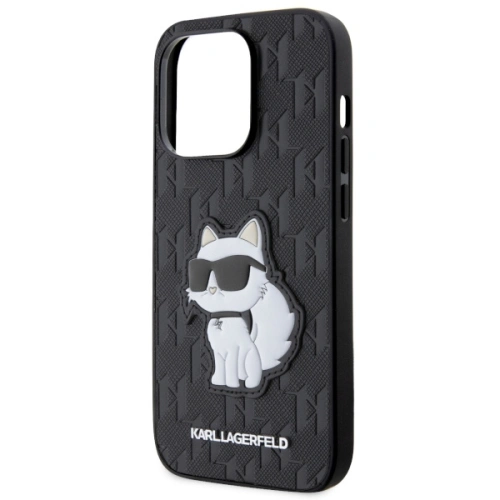 Kup Karl Lagerfeld Apple Tasche KLHCP14XSAKHPCK iPhone 14 Pro Max schwarz/schwarz Saffiano Monogram Choupette - KLD1562 - {ean13} - Sklep Home Screen