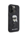 Kup Etui Karl Lagerfeld KLHCP14XSAKHPKK Apple iPhone 14 Pro Max fekete/szürke Saffiano Monogram Ikonik - KLD1563 - {ean13} - Sklep Home Screen