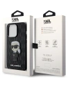 Kup Etui Karl Lagerfeld KLHCP14XSAKHPKK Apple iPhone 14 Pro Max fekete/szürke Saffiano Monogram Ikonik - KLD1563 - {ean13} - Sklep Home Screen