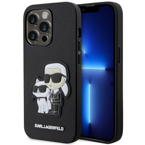 Kup Etui Karl Lagerfeld KLHCP14XSANKCPK Apple iPhone 14 Pro Max hardcase černý/black Saffiano Etui Karl & Choupette - KLD1565 - {ean13} - Sklep Home Screen