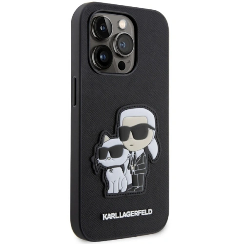 Kup Etui Karl Lagerfeld KLHCP14XSANKCPK Apple iPhone 14 Pro Max hardcase černý/black Saffiano Etui Karl & Choupette - KLD1565 - {ean13} - Sklep Home Screen