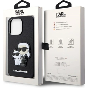 Etui Karl Lagerfeld KLHCP14XSANKCPK Apple iPhone 14 Pro Max hardcase czarny/black Saffiano Etui Karl & Choupette