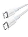 Cablu UGREEN 15269 USB-C/USB-C 2m (alb)
