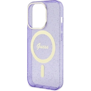 Kup Etui Guess GUHMP14LHCMCGU Apple iPhone 14 Pro purpurowy/purple hardcase Glitter Gold MagSafe - GUE2483 - {ean13} - Sklep Home Screen