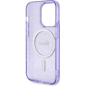 Kup Etui Guess GUHMP14LHCMCGU Apple iPhone 14 Pro purpurowy/purple hardcase Glitter Gold MagSafe - GUE2483 - {ean13} - Sklep Home Screen