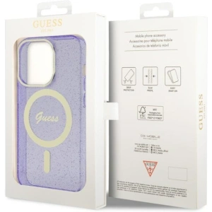 Kup Etui Guess GUHMP14LHCMCGU Apple iPhone 14 Pro purpurowy/purple hardcase Glitter Gold MagSafe - GUE2483 - {ean13} - Sklep Home Screen