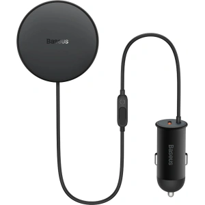 Buy Car holder with wireless charger MagSafe Baseus car charger 40W black - BSU4025BLK - {ean13} - Home Screen Store Europe