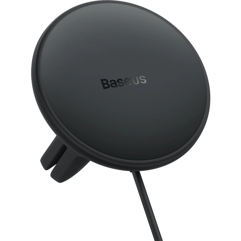 Uchwyt samochodowy z ładowarką bezprzewodową MagSafe Baseus ładowarka samochodowa 40W czarna