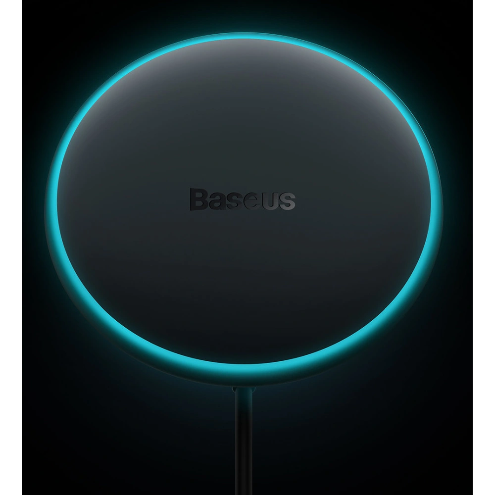 Uchwyt samochodowy z ładowarką bezprzewodową MagSafe Baseus ładowarka samochodowa 40W czarna