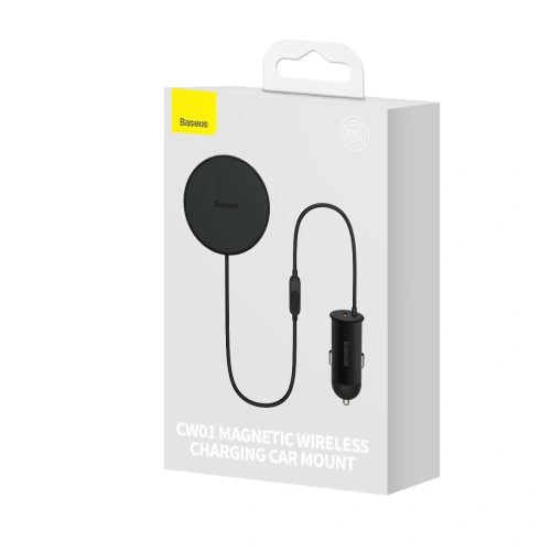 Kup Următorul suport auto cu încărcător wireless MagSafe Baseus încărcător auto 40W negru - BSU4025BLK - {ean13} - Sklep Home Screen
