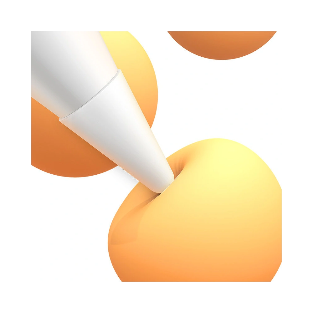 Wymienne silikonowe końcówki na rysik Baseus białe (medium) [12 PACK]