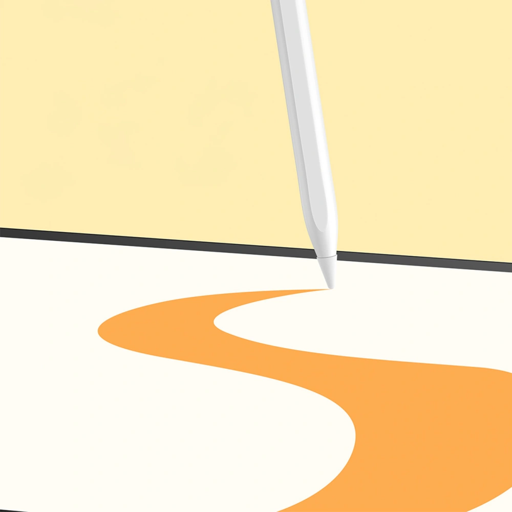 Wymienne silikonowe końcówki na rysik Baseus białe (medium) [12 PACK]