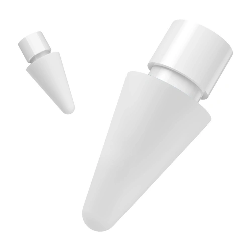 Kup Vyměnitelné silikonové koncovky na stylus Baseus bílé (soft) [12 PACK] - BSU4028 - {ean13} - Sklep Home Screen