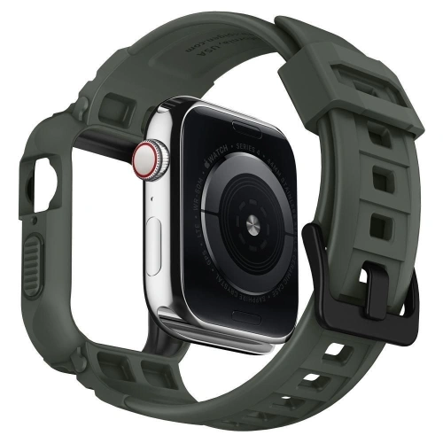 Buy Belt Spigen Rugged Armor Pro Apple Watch 4/5/6/7/SE 44/45mm Military Green - SPN751CAMGRN - {ean13} - Home Screen Store Europe