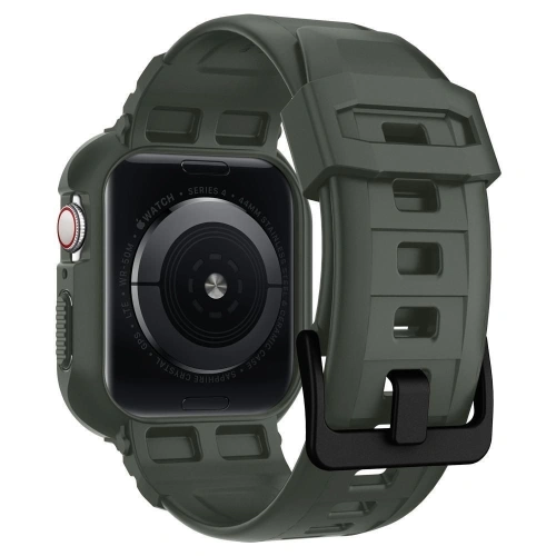Kup Pasek Spigen Rugged Armor Pro Apple Watch 4/5/6/7/SE 44/45mm vojenská zelená - SPN751CAMGRN - {ean13} - Sklep Home Screen