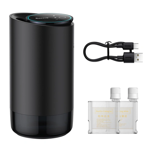 Buy Car air freshener Baseus Wisdom black (Cologne + mint) - BSU4031 - {ean13} - Home Screen Store Europe