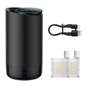 Kup Odorizant auto Baseus negru (ceai alb / piersică suculentă) + cablu USB-C 1m - BSU4032 - {ean13} - Sklep Home Screen