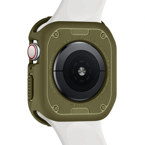 Kup Etui Spigen Rugged Armor Apple Watch 4/5/6/7/SE 44/45mm olivově zelená - SPN752OLIGRN - {ean13} - Sklep Home Screen