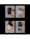 Buy Car air freshener Baseus black (white tea / juicy peach) + USB-C cable 1m - BSU4032 - {ean13} - Home Screen Store Europe