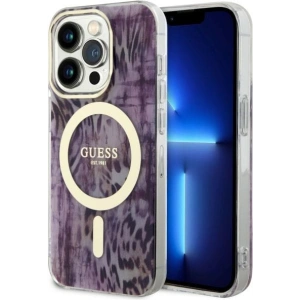 Kup Etui Guess GUHMP14LHLEOPWP Apple iPhone 14 Pro różowy/pink hardcase Leopard MagSafe - GUE2486 - {ean13} - Sklep Home Screen