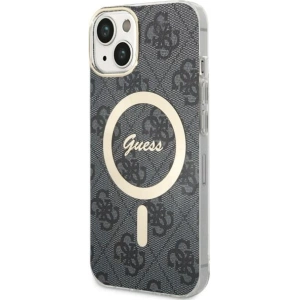 Etui Guess GUHMP14MH4STK Apple iPhone 14 Plus / 15 Plus czarny/black hardcase 4G MagSafe