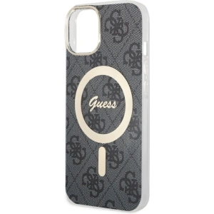 Etui Guess GUHMP14MH4STK Apple iPhone 14 Plus / 15 Plus czarny/black hardcase 4G MagSafe