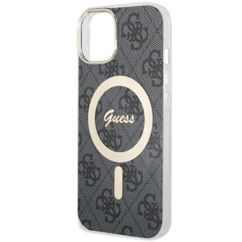 Kup Etui Guess GUHMP14MH4STK Apple iPhone 14 Plus / 15 Plus czarny/black hardcase 4G MagSafe - GUE2491 - {ean13} - Sklep Home Screen