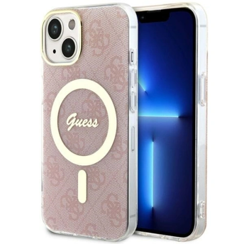 Kup Etui Guess GUHMP14MH4STP Apple iPhone 14 Plus / 15 Plus rózsaszín/pink hardcase 4G MagSafe - GUE2492 - {ean13} - Sklep Home Screen