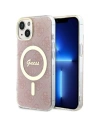 Etui Guess GUHMP14MH4STP Apple iPhone 14 Plus / 15 Plus rózsaszín/pink hardcase 4G MagSafe