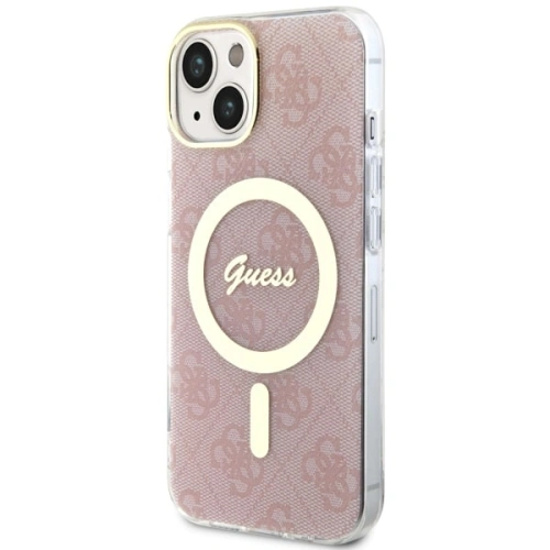 Kup Etui Guess GUHMP14MH4STP Apple iPhone 14 Plus / 15 Plus rózsaszín/pink hardcase 4G MagSafe - GUE2492 - {ean13} - Sklep Home Screen