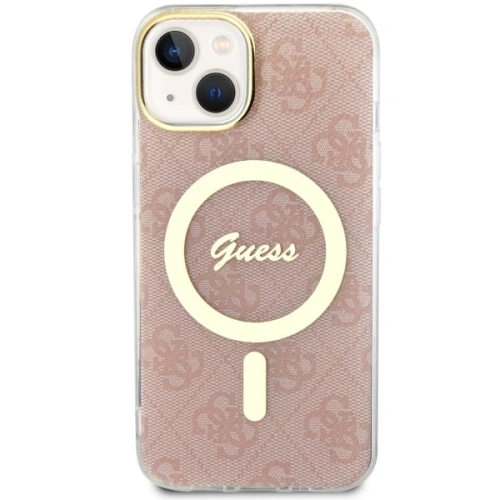 Kup Etui Guess GUHMP14MH4STP Apple iPhone 14 Plus / 15 Plus rózsaszín/pink hardcase 4G MagSafe - GUE2492 - {ean13} - Sklep Home Screen