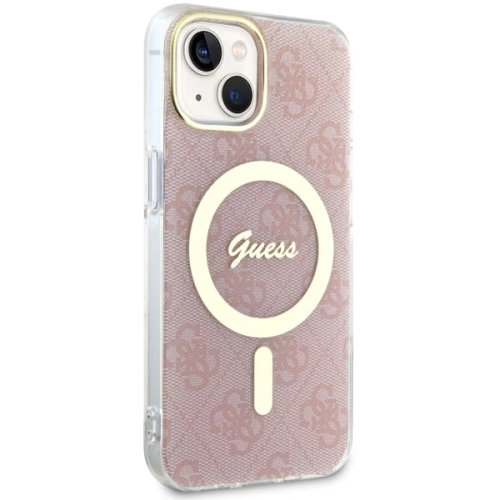 Kup Etui Guess GUHMP14MH4STP Apple iPhone 14 Plus / 15 Plus rózsaszín/pink hardcase 4G MagSafe - GUE2492 - {ean13} - Sklep Home Screen