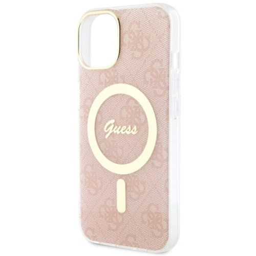 Kup Etui Guess GUHMP14MH4STP Apple iPhone 14 Plus / 15 Plus rózsaszín/pink hardcase 4G MagSafe - GUE2492 - {ean13} - Sklep Home Screen