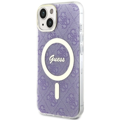 Kup Etui Guess GUHMP14MH4STU Apple iPhone 14 Plus / 15 Plus purpurowy/purple hardcase 4G MagSafe - GUE2493 - {ean13} - Sklep Home Screen