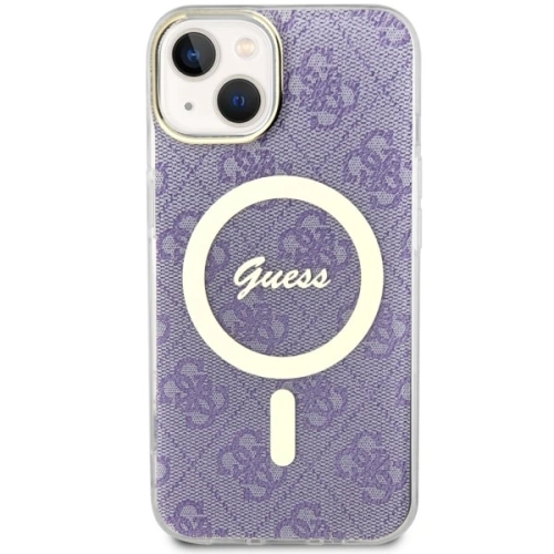 Kup Etui Guess GUHMP14MH4STU Apple iPhone 14 Plus / 15 Plus purpurowy/purple hardcase 4G MagSafe - GUE2493 - {ean13} - Sklep Home Screen