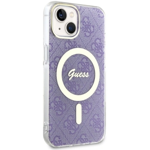 Kup Etui Guess GUHMP14MH4STU Apple iPhone 14 Plus / 15 Plus purpurowy/purple hardcase 4G MagSafe - GUE2493 - {ean13} - Sklep Home Screen