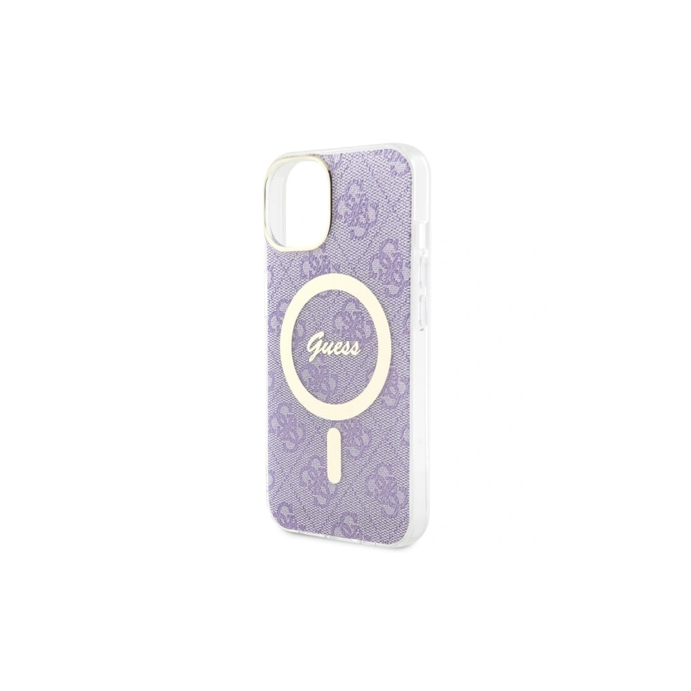 Etui Guess GUHMP14MH4STU Apple iPhone 14 Plus / 15 Plus purpurowy/purple hardcase 4G MagSafe