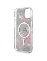 Buy Guess GUHMP14MHCFWSA Apple iPhone 14 Plus / 15 Plus khaki hardcase Flower MagSafe - GUE2495 - {ean13} - Home Screen Store Europe