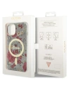 Buy Guess GUHMP14MHCFWSA Apple iPhone 14 Plus / 15 Plus khaki hardcase Flower MagSafe - GUE2495 - {ean13} - Home Screen Store Europe