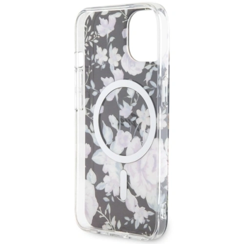 Kup Etui Guess GUHMP14MHCFWSK Apple iPhone 14 Plus / 15 Plus czarny/black hardcase Flower MagSafe - GUE2496 - {ean13} - Sklep Home Screen