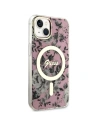 Buy Guess GUHMP14MHCFWSP Apple iPhone 14 Plus / 15 Plus pink hardcase Flower MagSafe - GUE2497 - {ean13} - Home Screen Store Europe