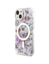 Kup Etui Guess GUHMP14MHCFWST Apple iPhone 14 Plus / 15 Plus transparentní tvrdý kryt Flower MagSafe - GUE2498 - {ean13} - Sklep Home Screen